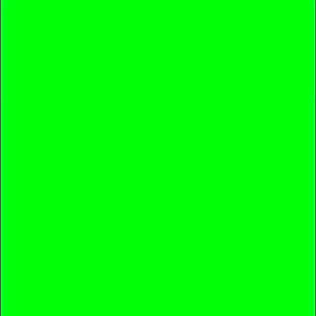 This may contain: a green screen with some black bars on it