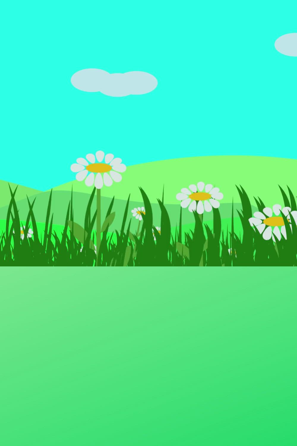 This may contain: the words want some ideas for a spring preschool theme? on top of a field with daisies