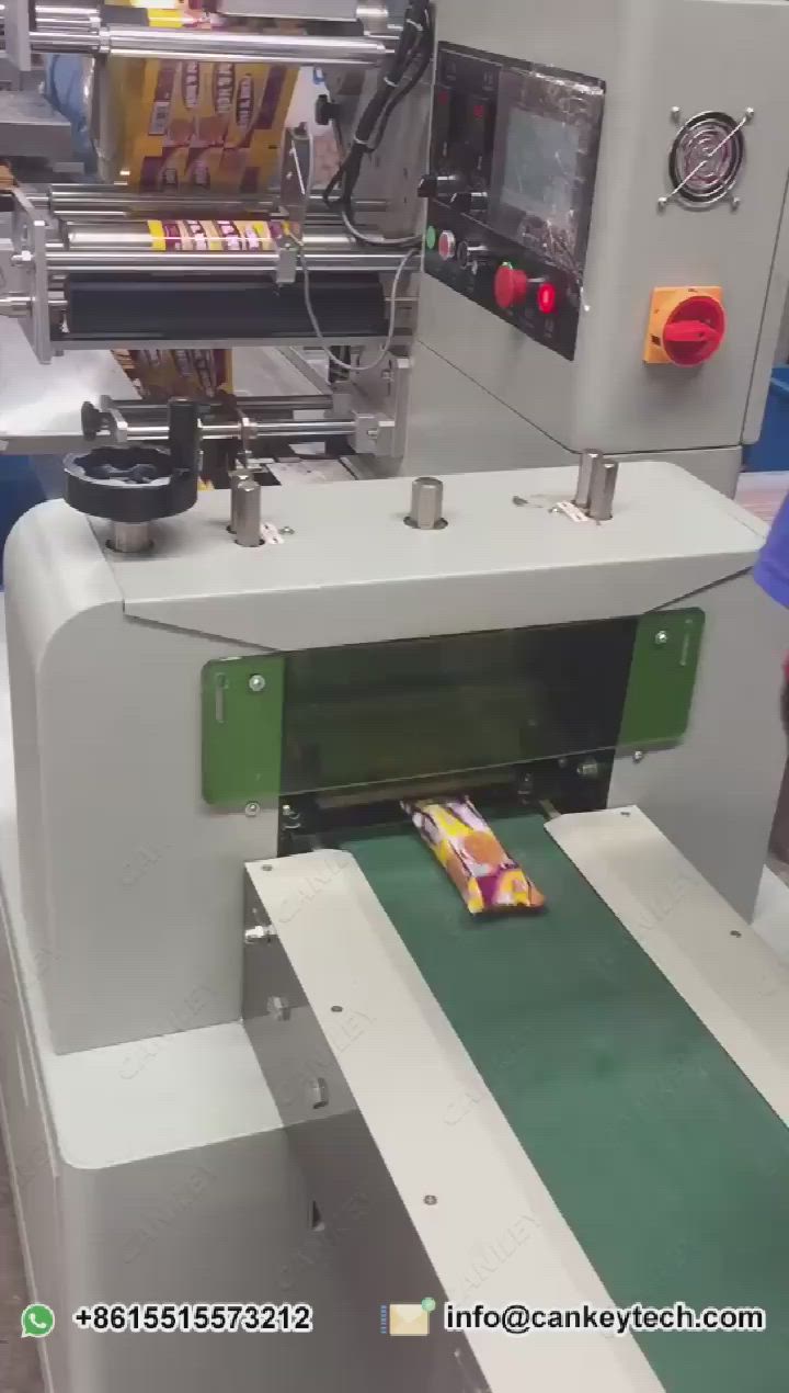 This may contain: a machine that is making some kind of bag