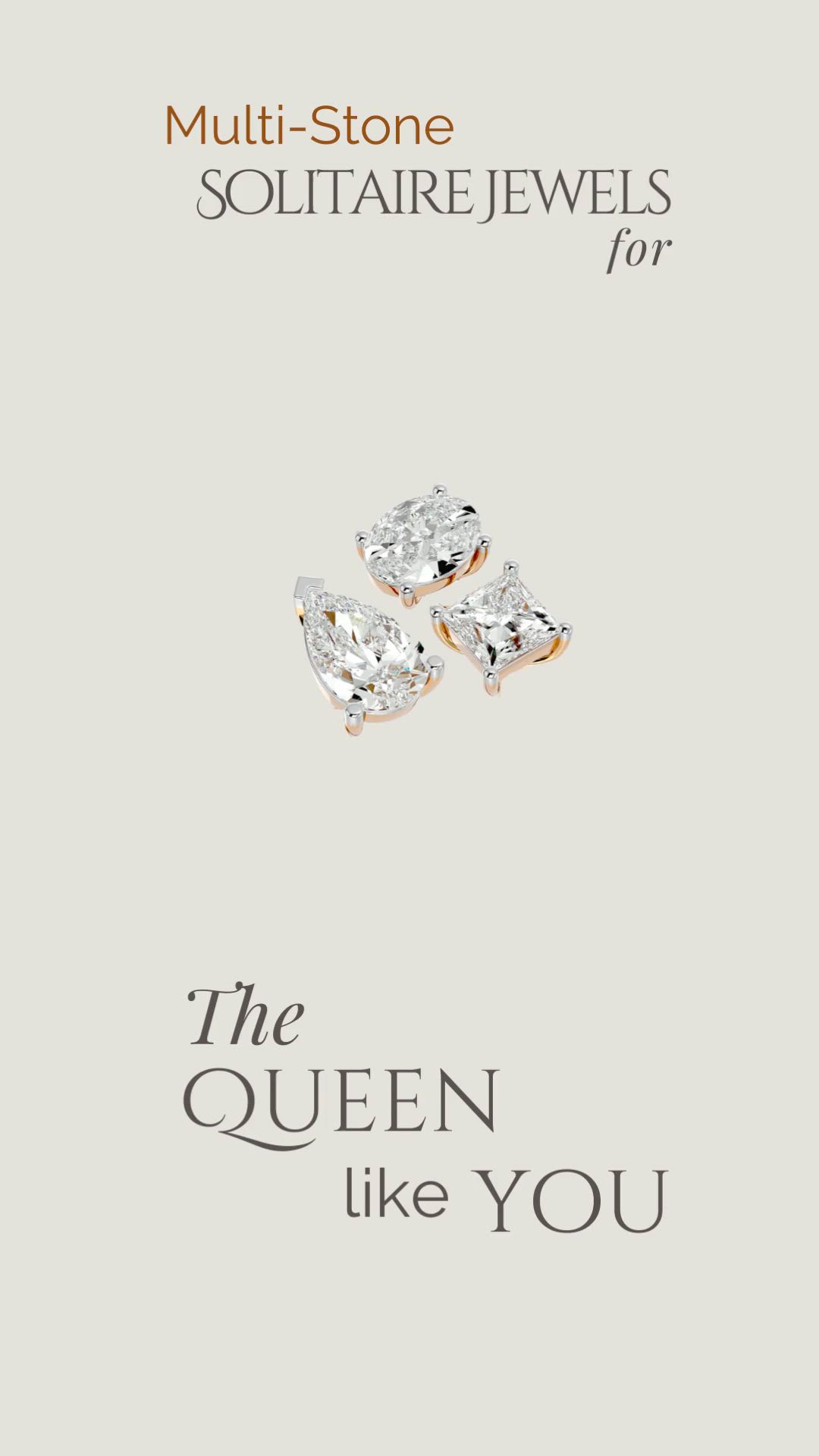 Vibrate in your main character energy with our multi stone solitaire jewels made from stunning lab grown diamonds.