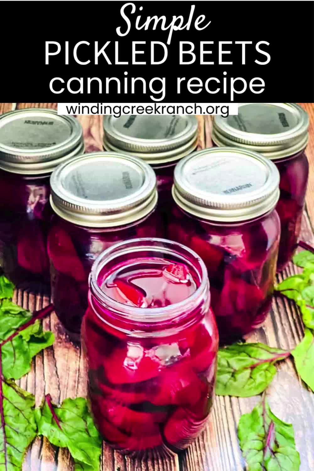 This contains: Jars of easy pickled beets with vibrant colors, ready for storing.