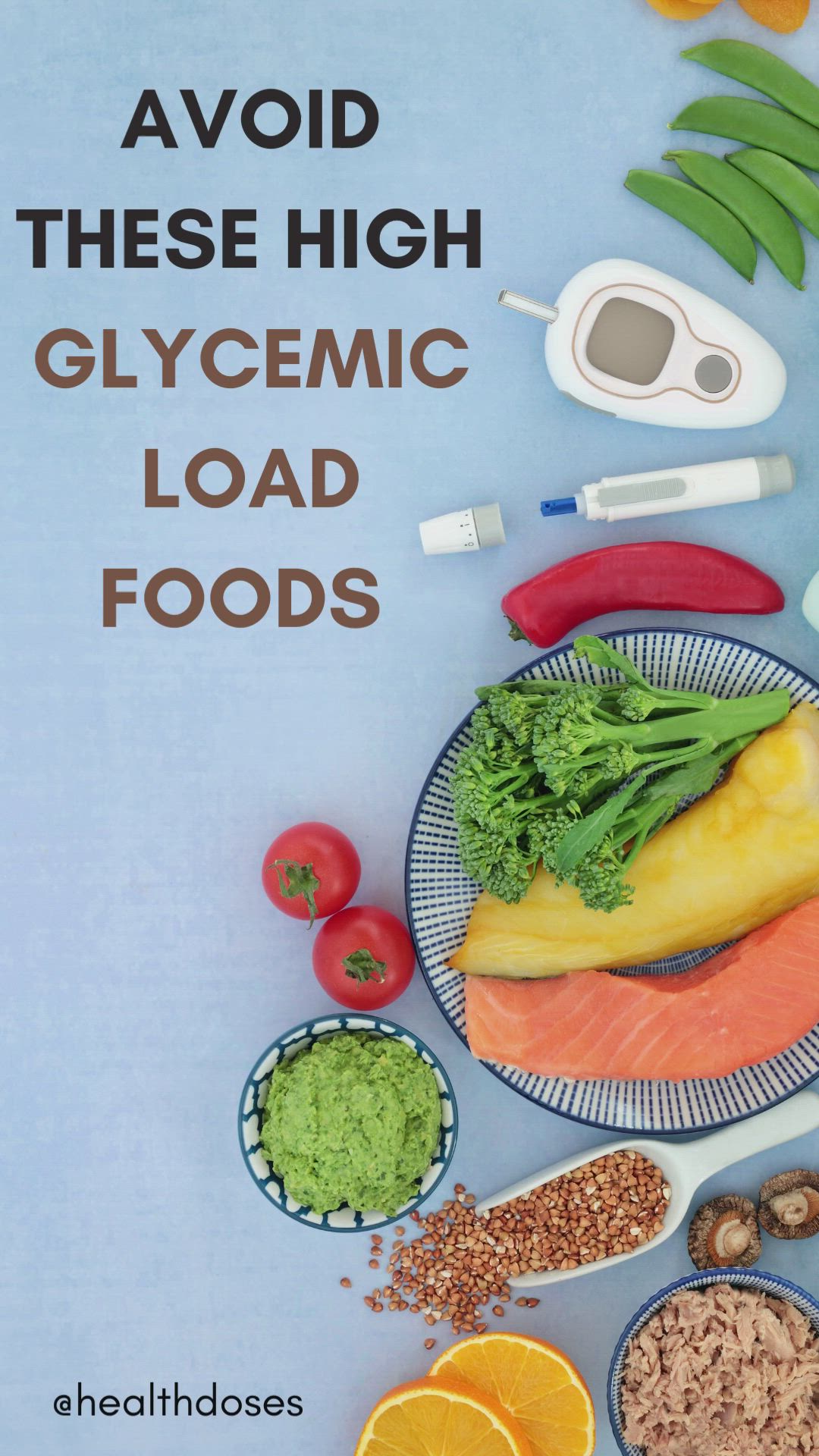 Glycemic load is a measure that considers the amount of carbohydrate in a portion of food and how quickly it raises blood glucose levels. Consider both Glycemic index and Glycemic load of foods for better blood sugar management.