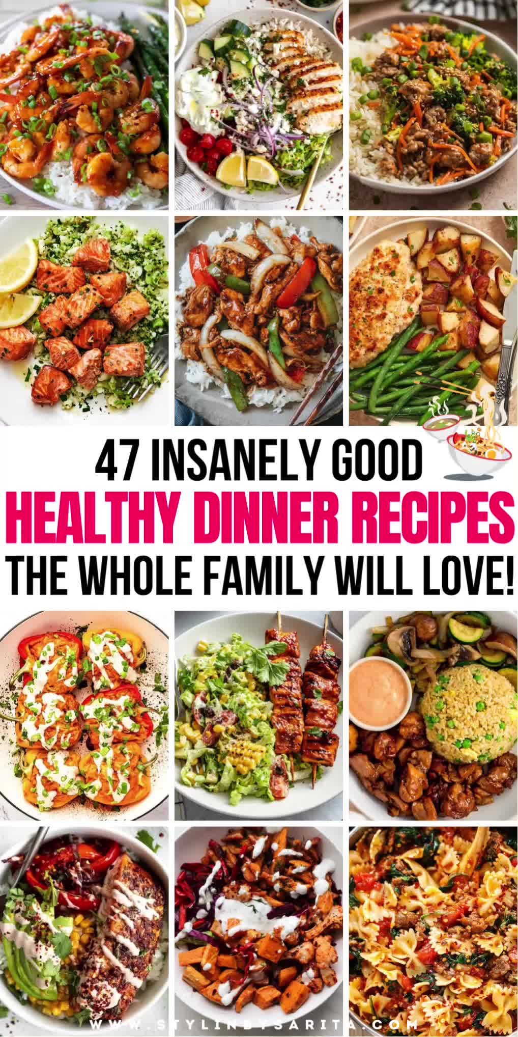 This contains: healthy dinner recipes