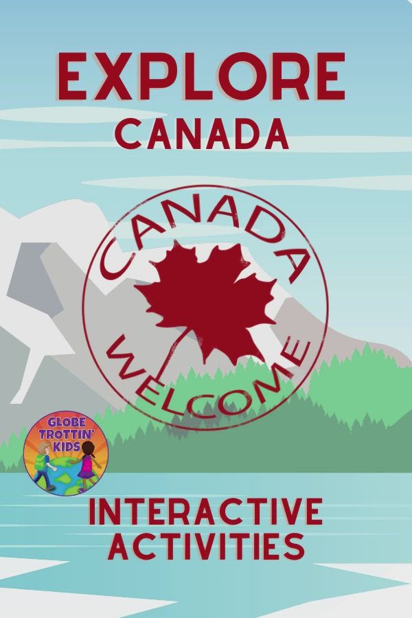 This may contain: an advertisement for the canada interactive activities program