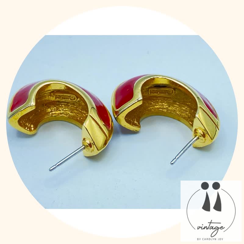 Exquisite! Captivating! Elevate your style with Vintage Napier Earrings, Napier Red Earrings, Napier Red Half Hoop Earrings, Napier Jewelry, available for a limited time at the incredible price of $23.95
#earrings #HoopEarrings #NapierRedHalf #GoldEarrings #80sNapierEarrings #HalfHoop #NapierRedAnd #VintageNapier #NapierRedEarrings #NapierJewelry