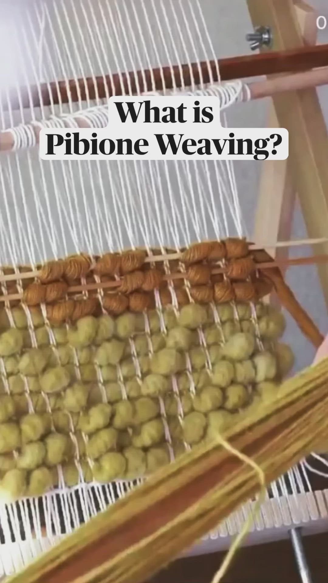 This may contain: a person is weaving on a loom with the words what is phone weaving?