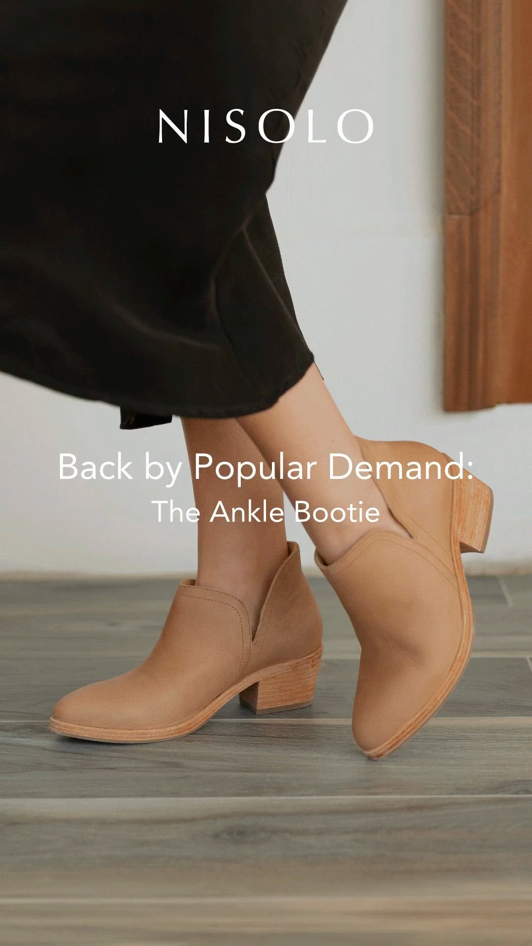 Our ankle booties are comfy & chic. Dress them up or down, for an effortlessly elevated, on-the-go look.