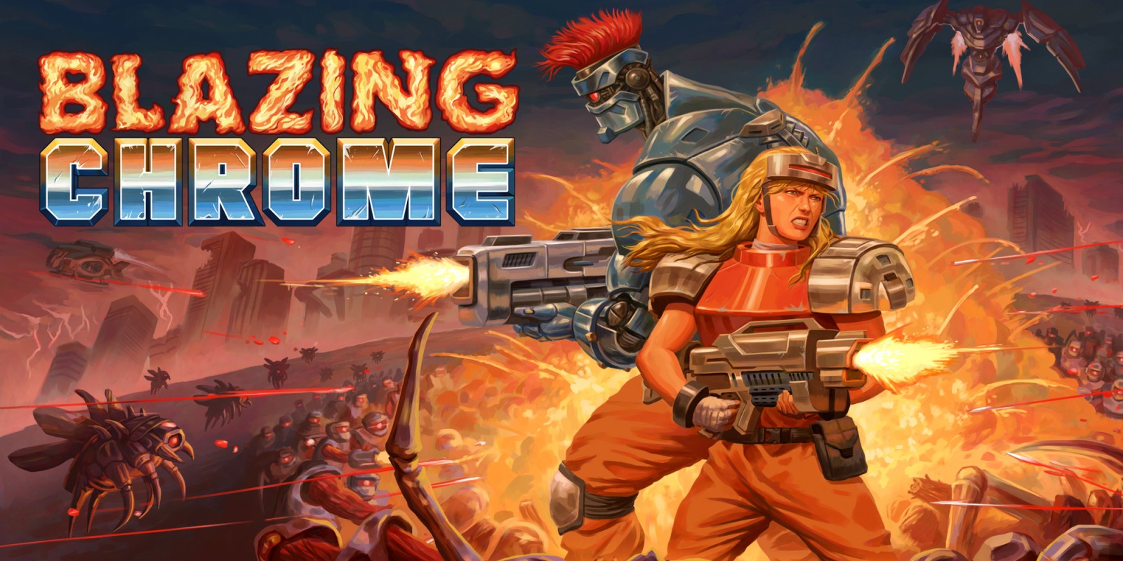 Blazing Chrome "Сохранение - игра пройдена на 100%"