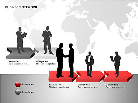 Business diagramas de rede, Deslizar 8, 00184, Modelos de Negócio — PoweredTemplate.com