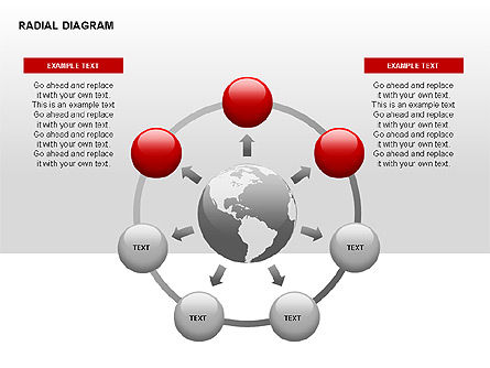 Diagramma radiale, Slide 13, 00330, Diagrammi Palco — PoweredTemplate.com