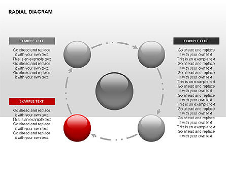 Diagramma radiale, Slide 2, 00330, Diagrammi Palco — PoweredTemplate.com