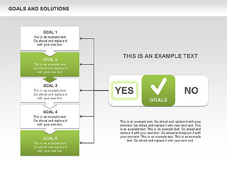 Obiettivi e soluzioni grafici, Slide 8, 00489, Modelli di lavoro — PoweredTemplate.com