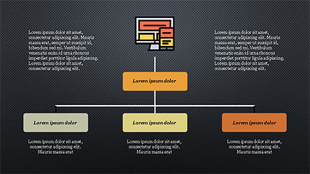 Modelo de apresentação de desenvolvimento de software, Deslizar 13, 04262, Organogramas — PoweredTemplate.com