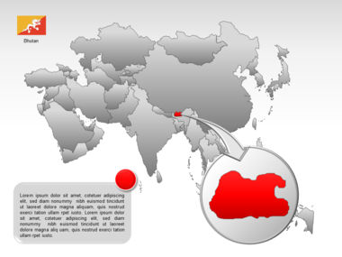 Mapa do PowerPoint - ásia, Deslizar 35, 00002, Modelos de Apresentações — PoweredTemplate.com