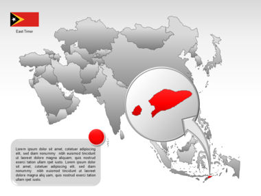 Mapa do PowerPoint - ásia, Deslizar 50, 00002, Modelos de Apresentações — PoweredTemplate.com