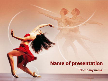 Ballet Dance PowerPoint Template, Free PowerPoint Template, 01449, Art & Entertainment — PoweredTemplate.com