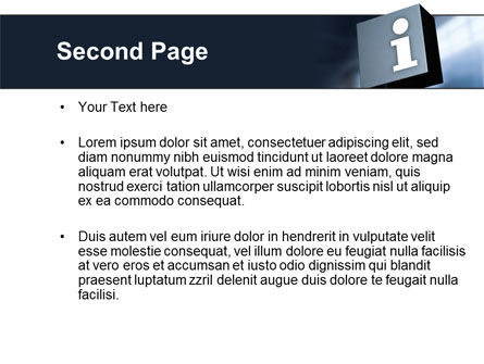 Informatie Box PowerPoint Template, Dia 2, 09969, Advisering — PoweredTemplate.com