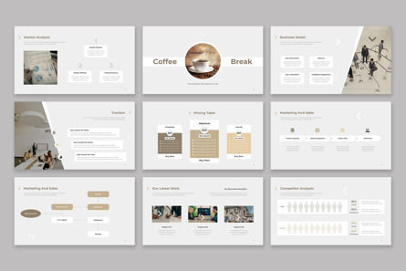 Simple And Modern Presentation Template, Deslizar 5, 14153, Negócios — PoweredTemplate.com