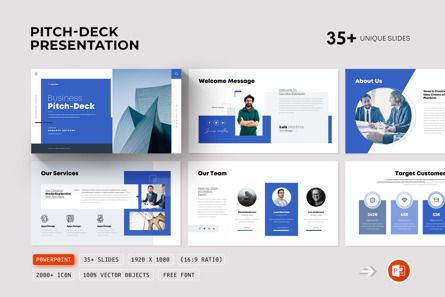 Business Pitch-Deck PowerPoint Presentation Template | Presentation ...