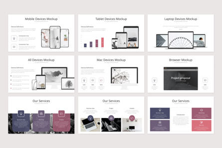 Project Proposal Presentation Template, Deslizar 18, 09931, Negócios — PoweredTemplate.com