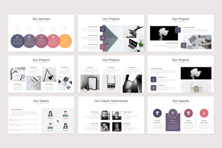 Project Proposal Presentation Template, Deslizar 19, 09931, Negócios — PoweredTemplate.com