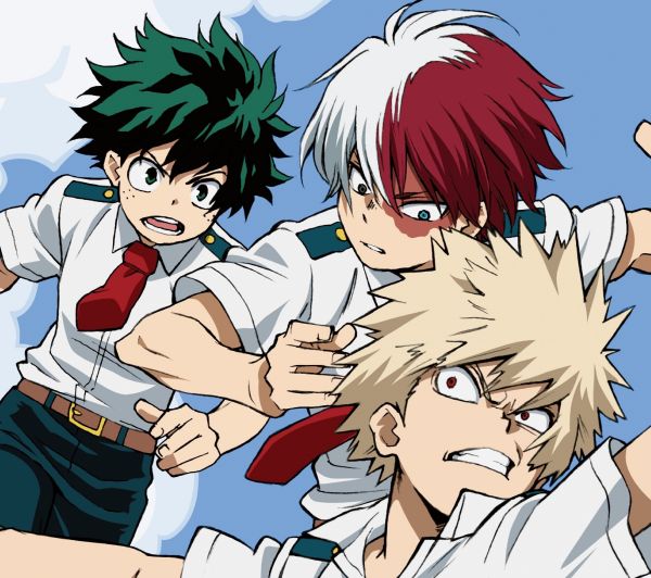 Todoroki Bakugo And Deku Matching Pfp Terebi Wallpaper - Gambaran