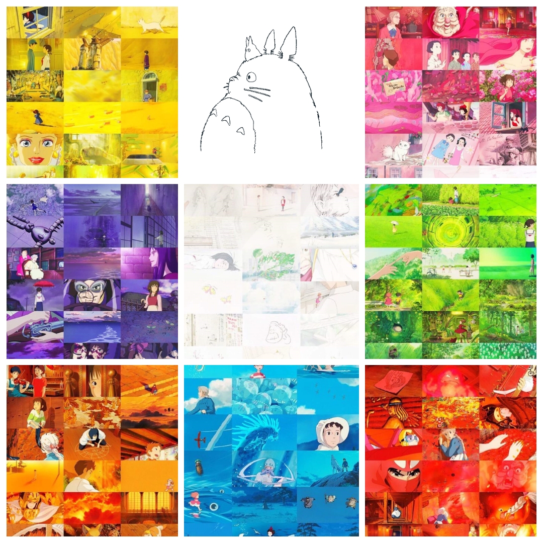 Ghibli Color Palette