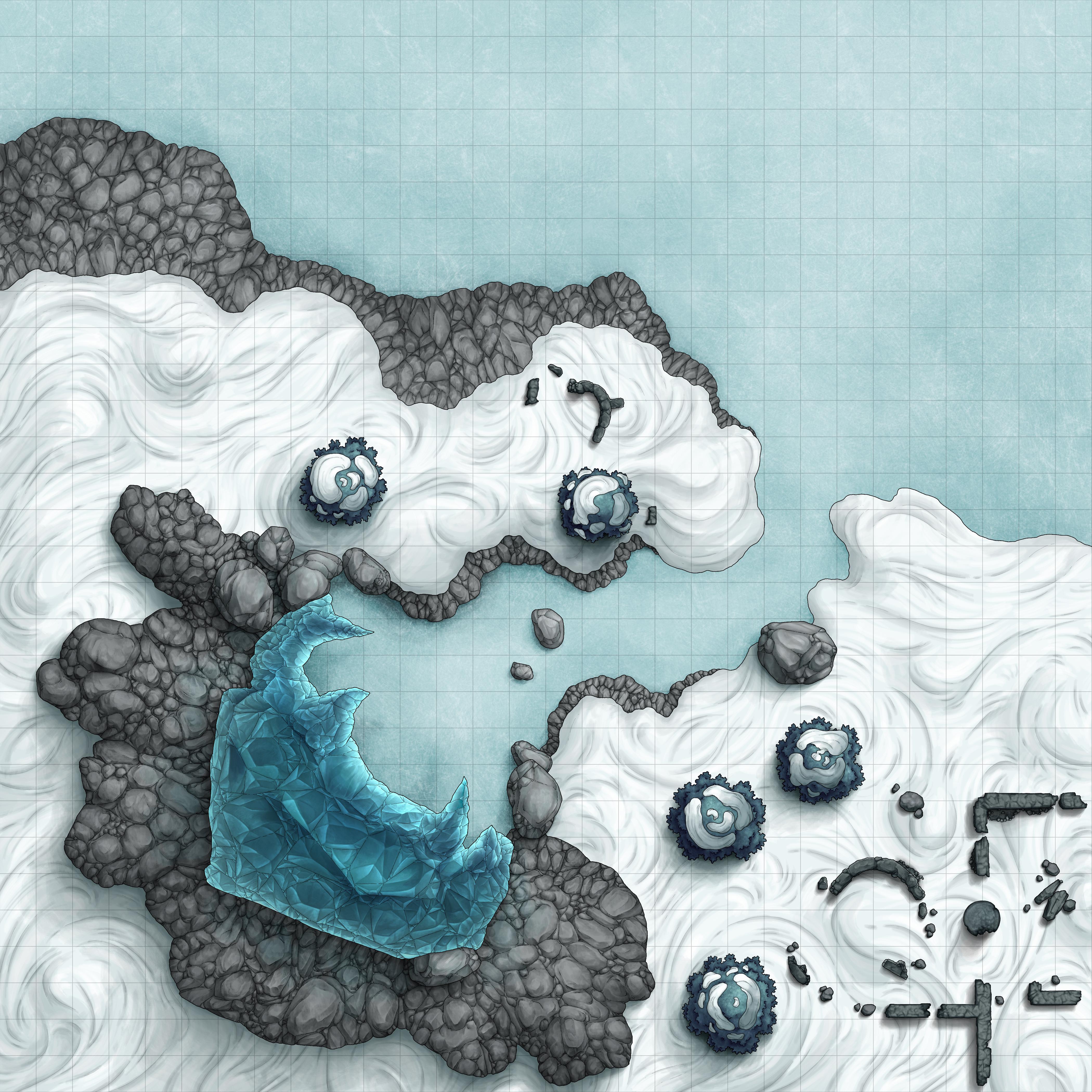 Ice Cavern Map