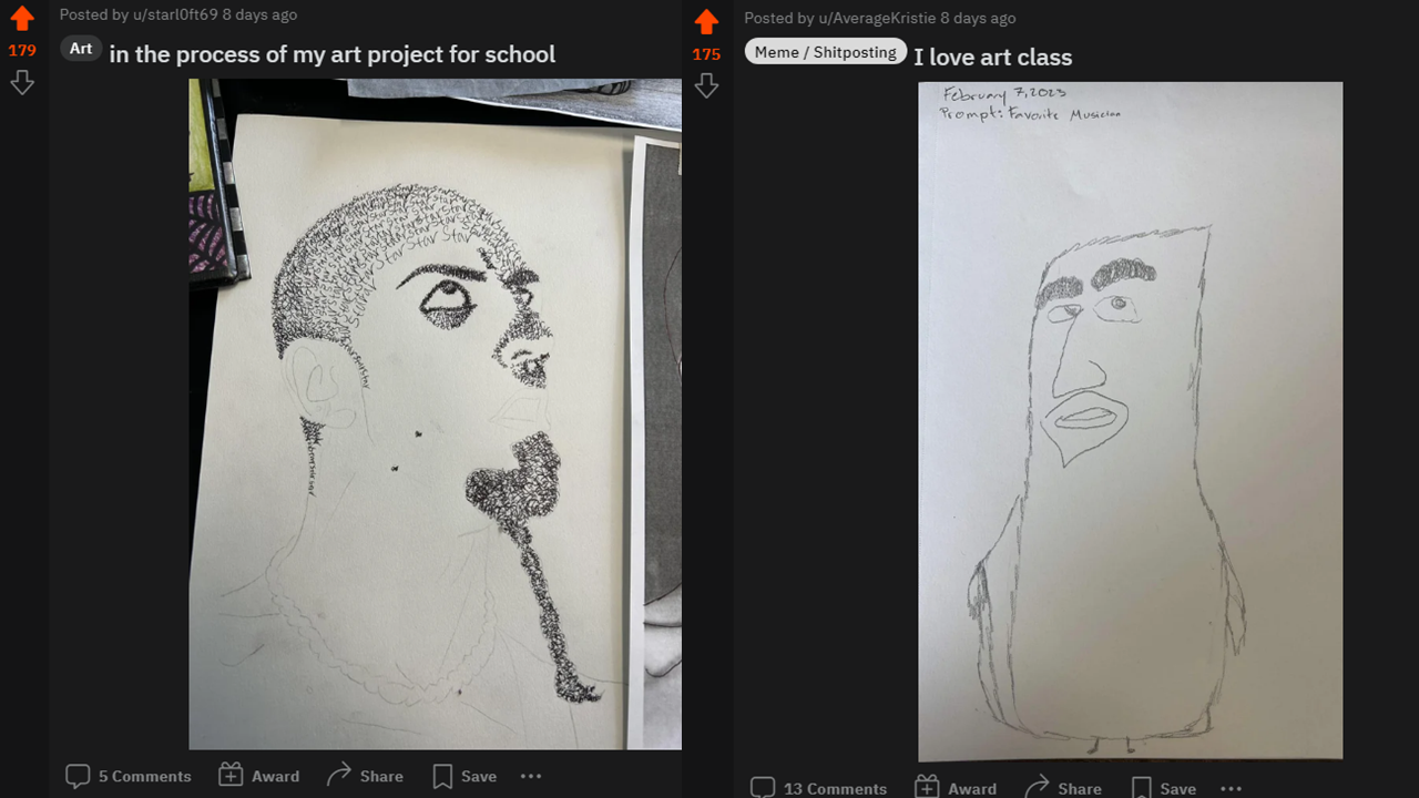 Two kinds of SOAD fans in art class: : r/systemofadown