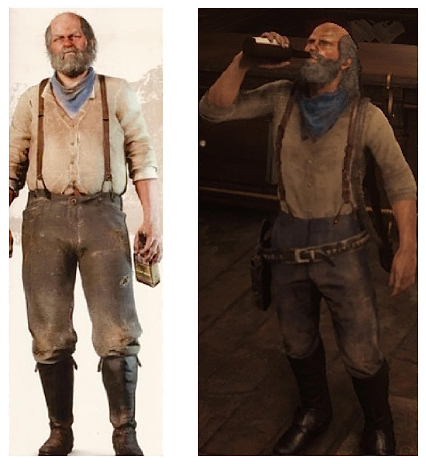 Uncle's Outfit Recreated in Online : r/RedDeadOnline