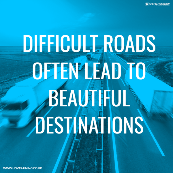 DIFFICULT ROADS OFTEN LEAD TO BEAUTIFUL DESTINATIONS : r/uktrucking