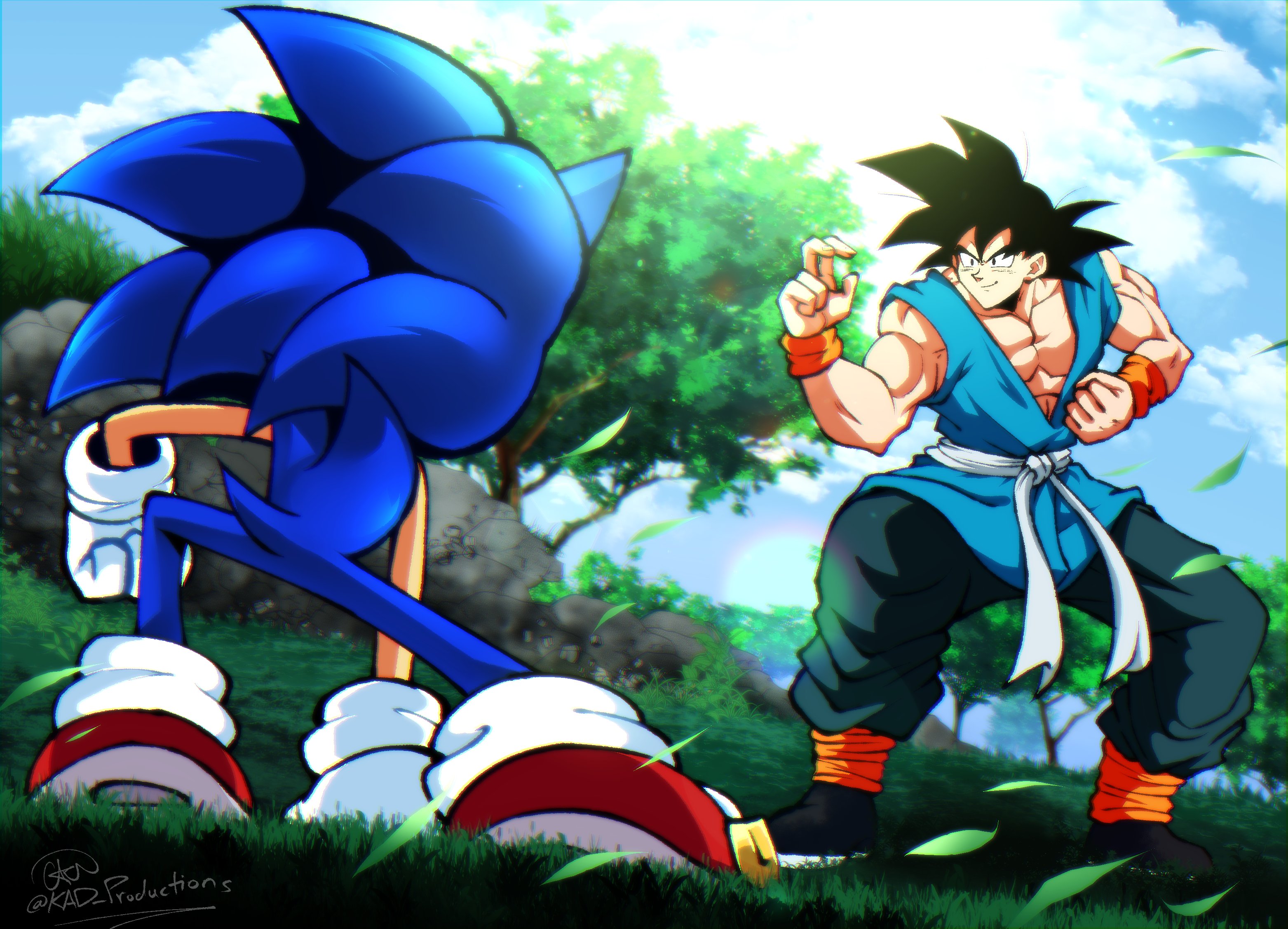 Goku And Sonic