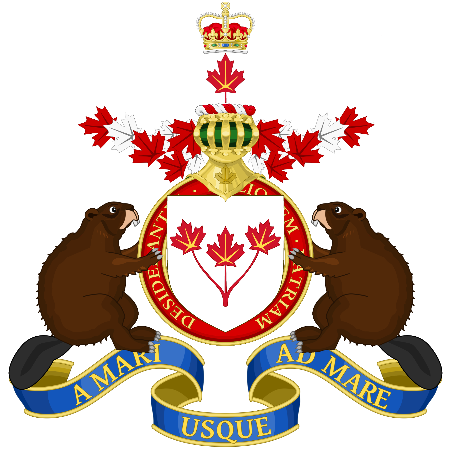 Canadian Coat Of Arms Shield