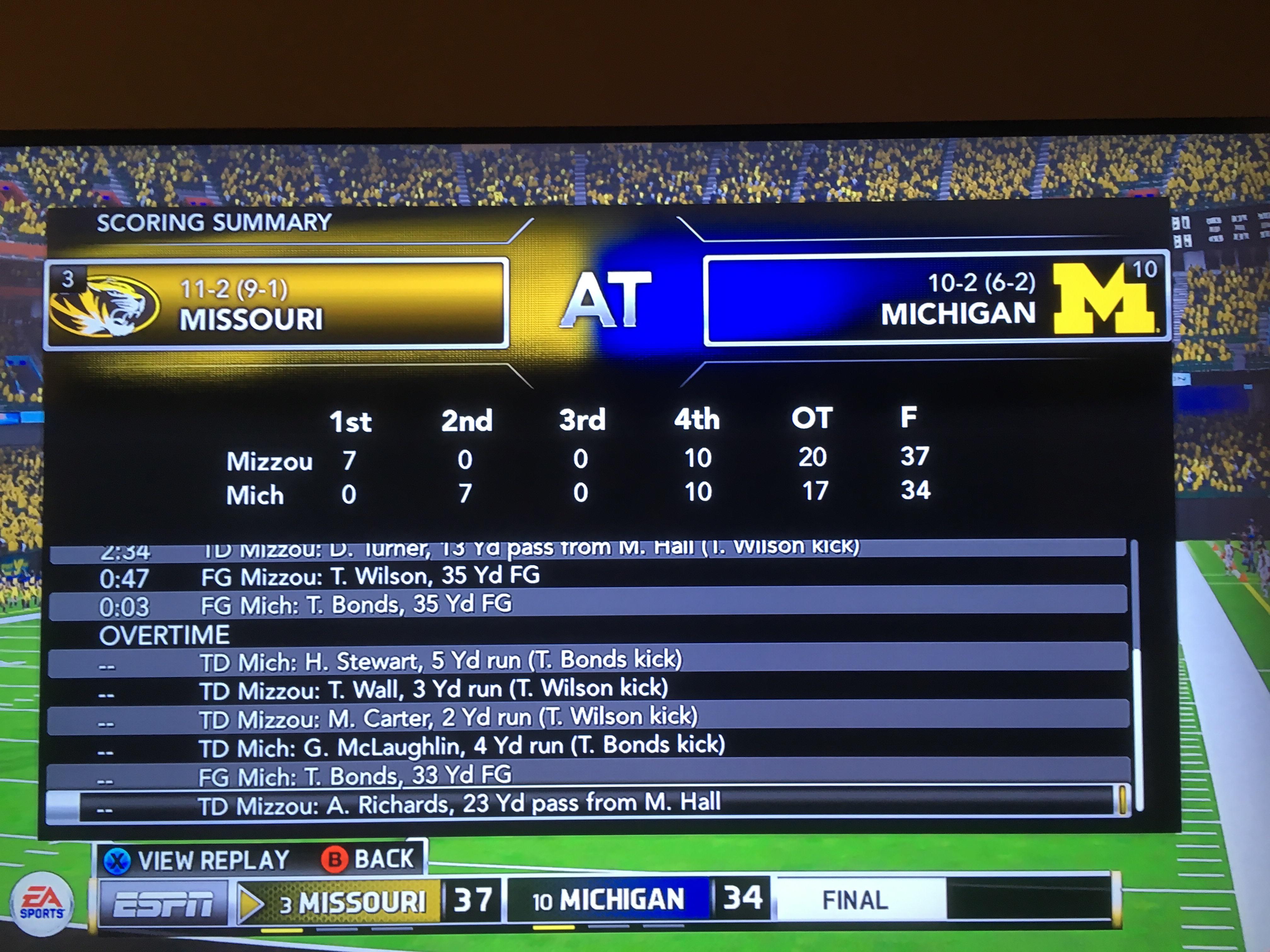 Dramatic sugar bowl OT win. 2024. r/NCAAFBseries