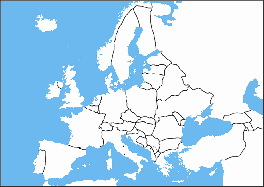 Created a Map from Europe from memory : MapPorn