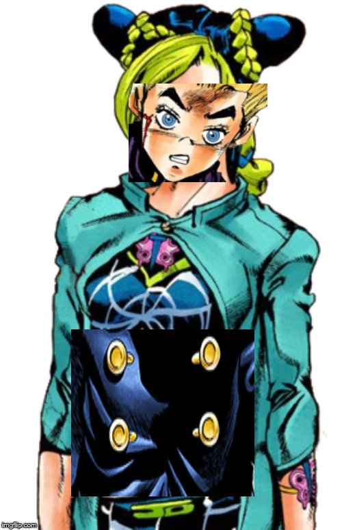 I used the Spear of Fusion on Koichi and Jolyne. (poll for name below ...