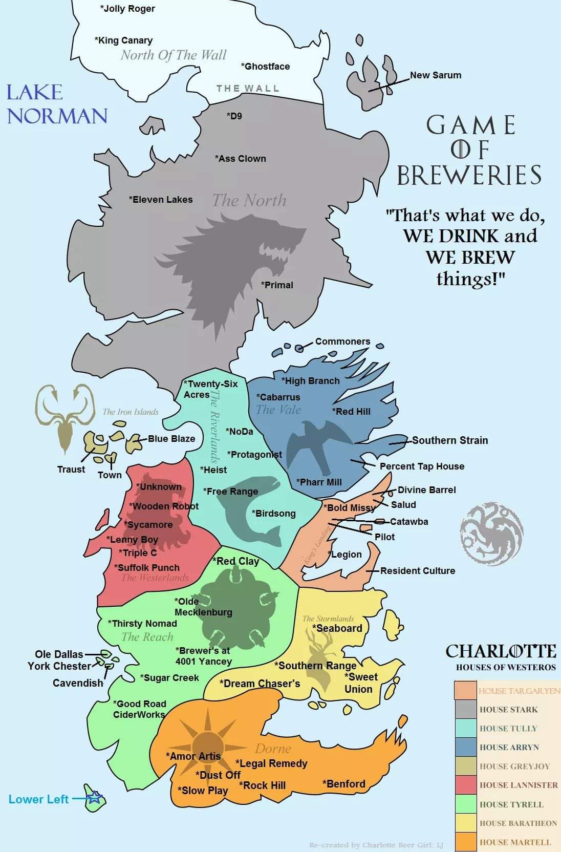 Charlotte Breweries getting ready for GoT : r/Charlotte