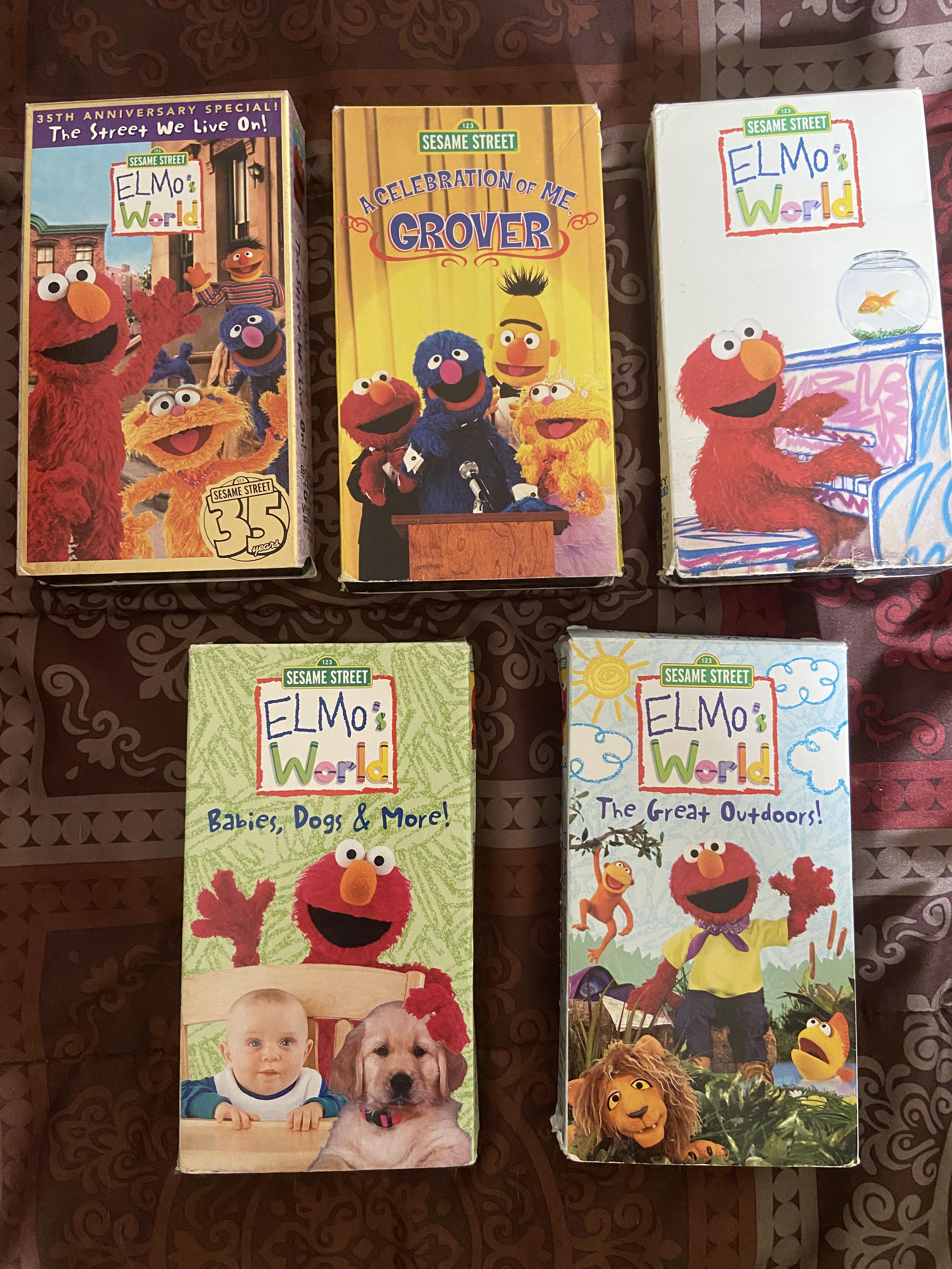 Sesame Street Vhs Lot