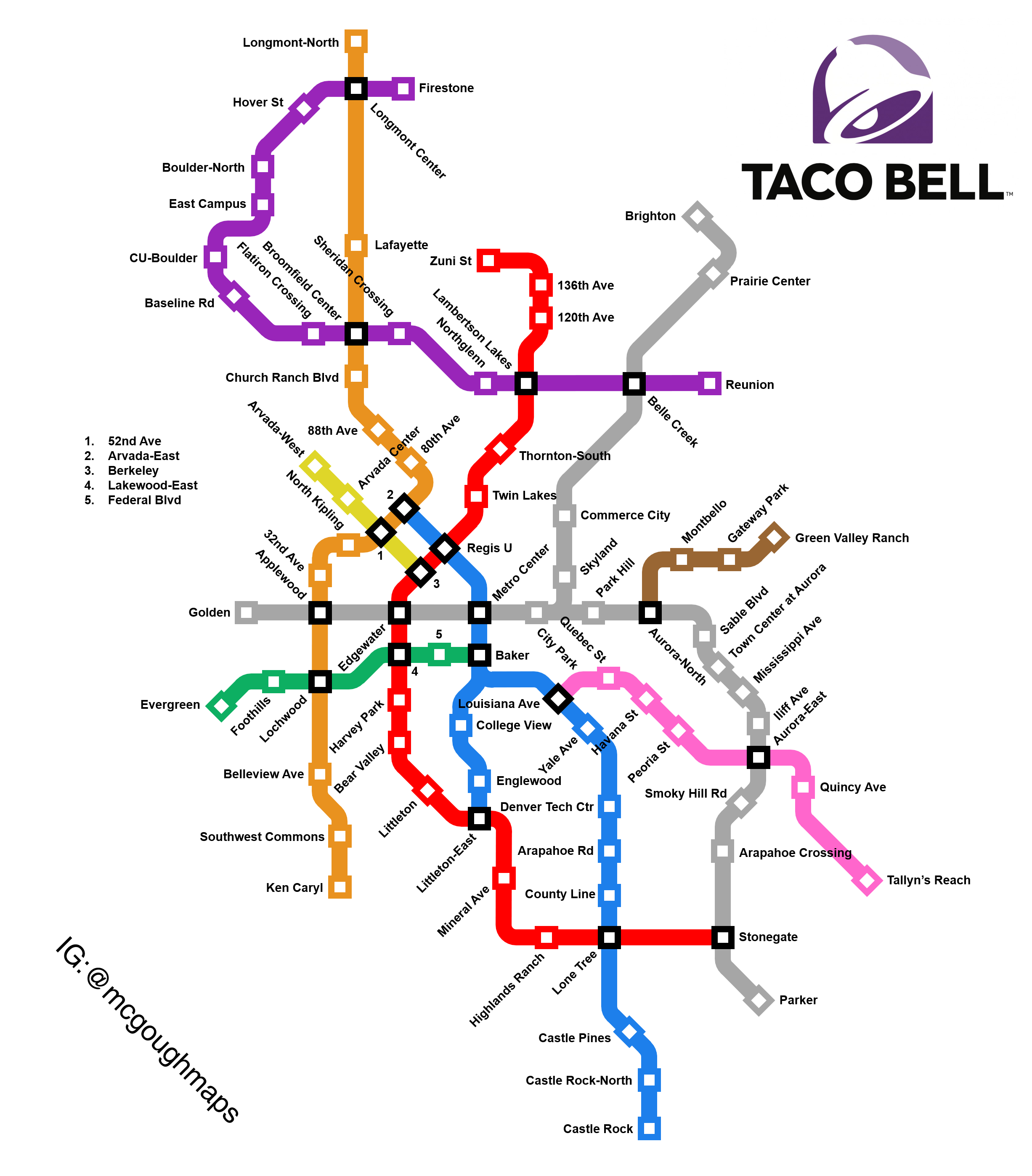 Denver light rail route map - riloxpert