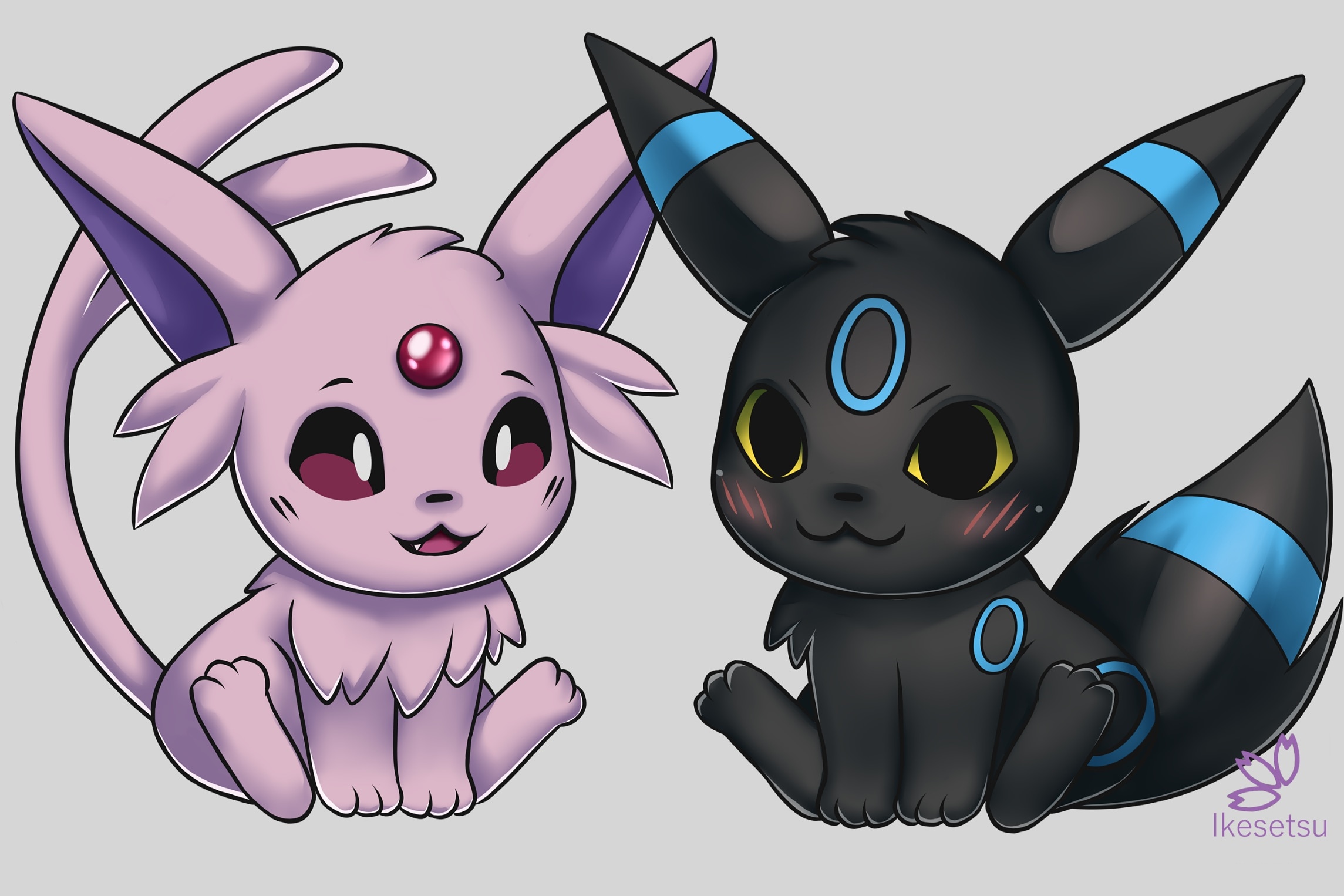 الحب Espeon و Umbreon