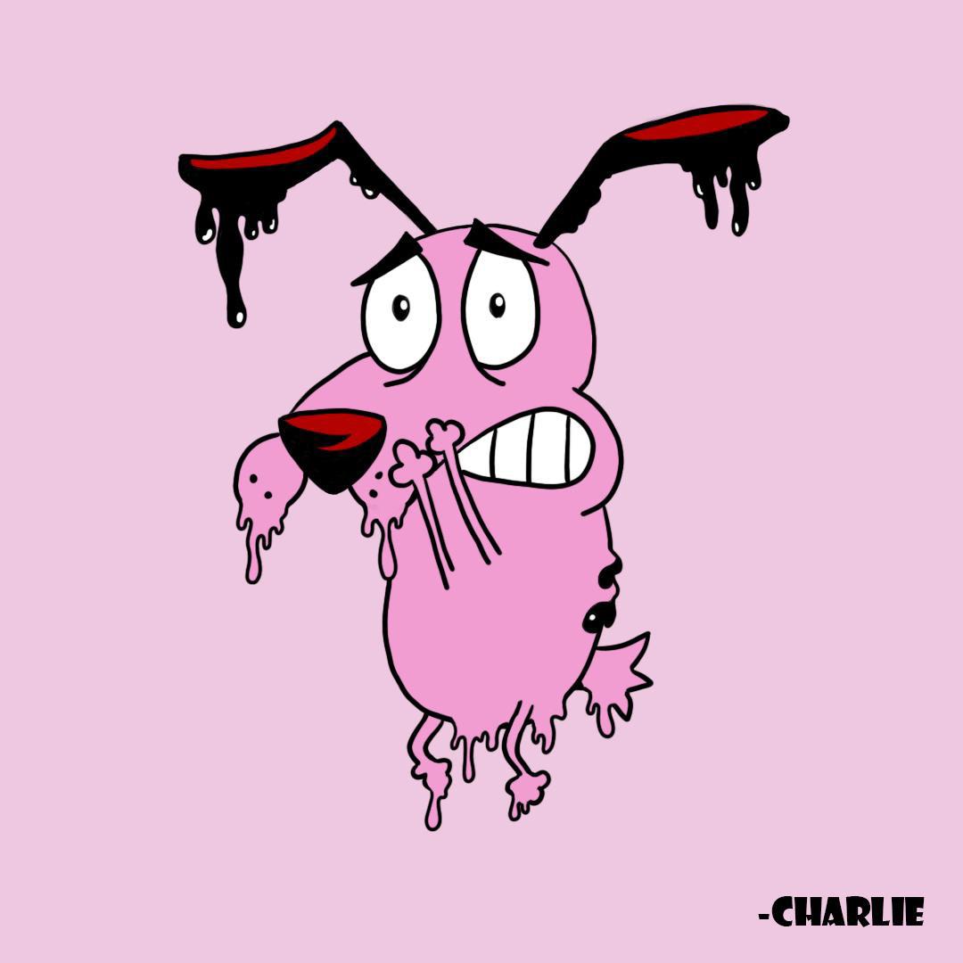 Learn How to Draw Courage from Courage the Cowardly Dog Courage the Cowardly  Dog Step by Step  Drawing Tutorials