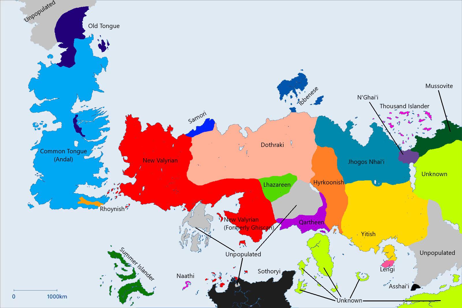 Essos Political Map