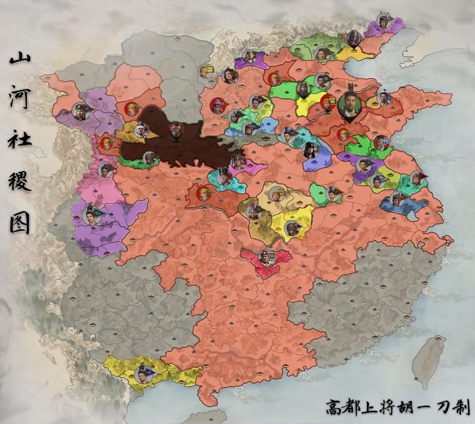 Awesome Map of the Three Kingdoms : r/totalwar