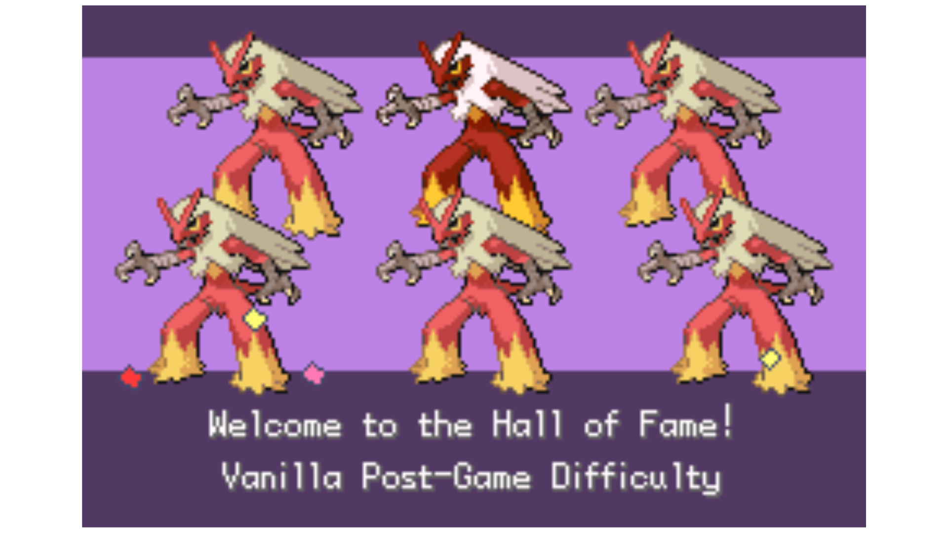 Shiny Blaziken Sprite