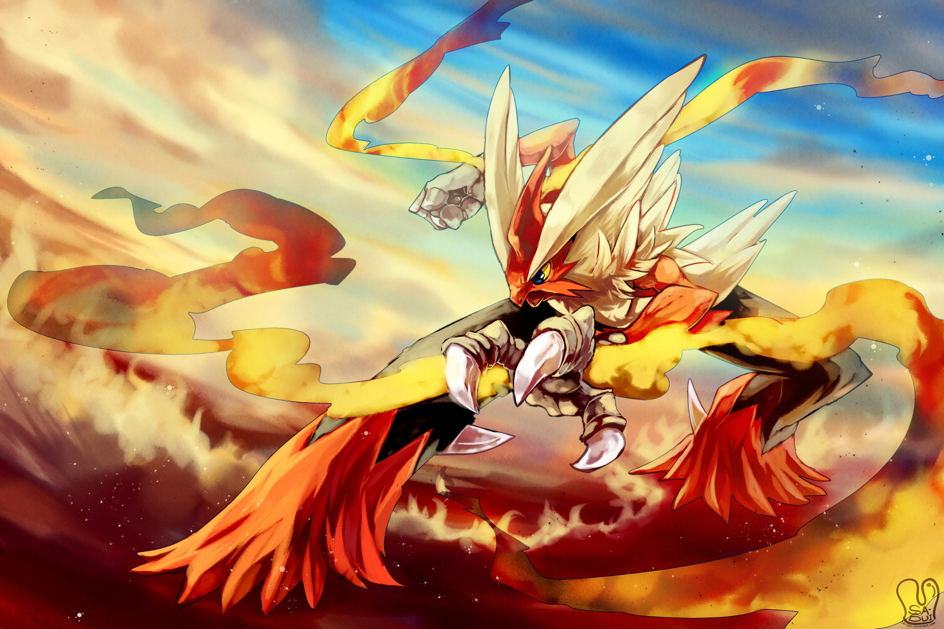 [Fan-Art] Mega Blaziken By Sai-Du : r/pokemon