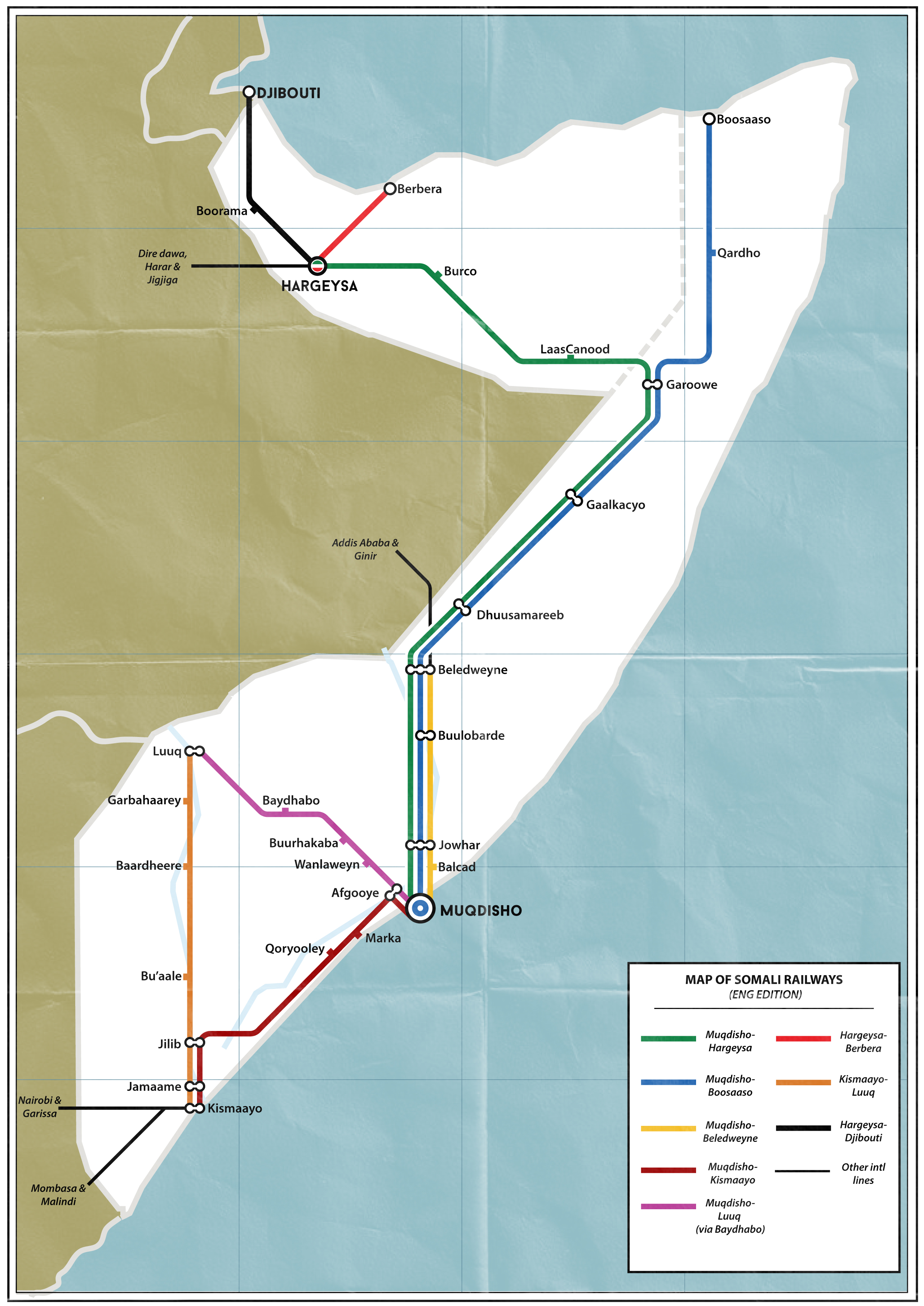 Fantasy Map Railway Somalia : r/Somalia