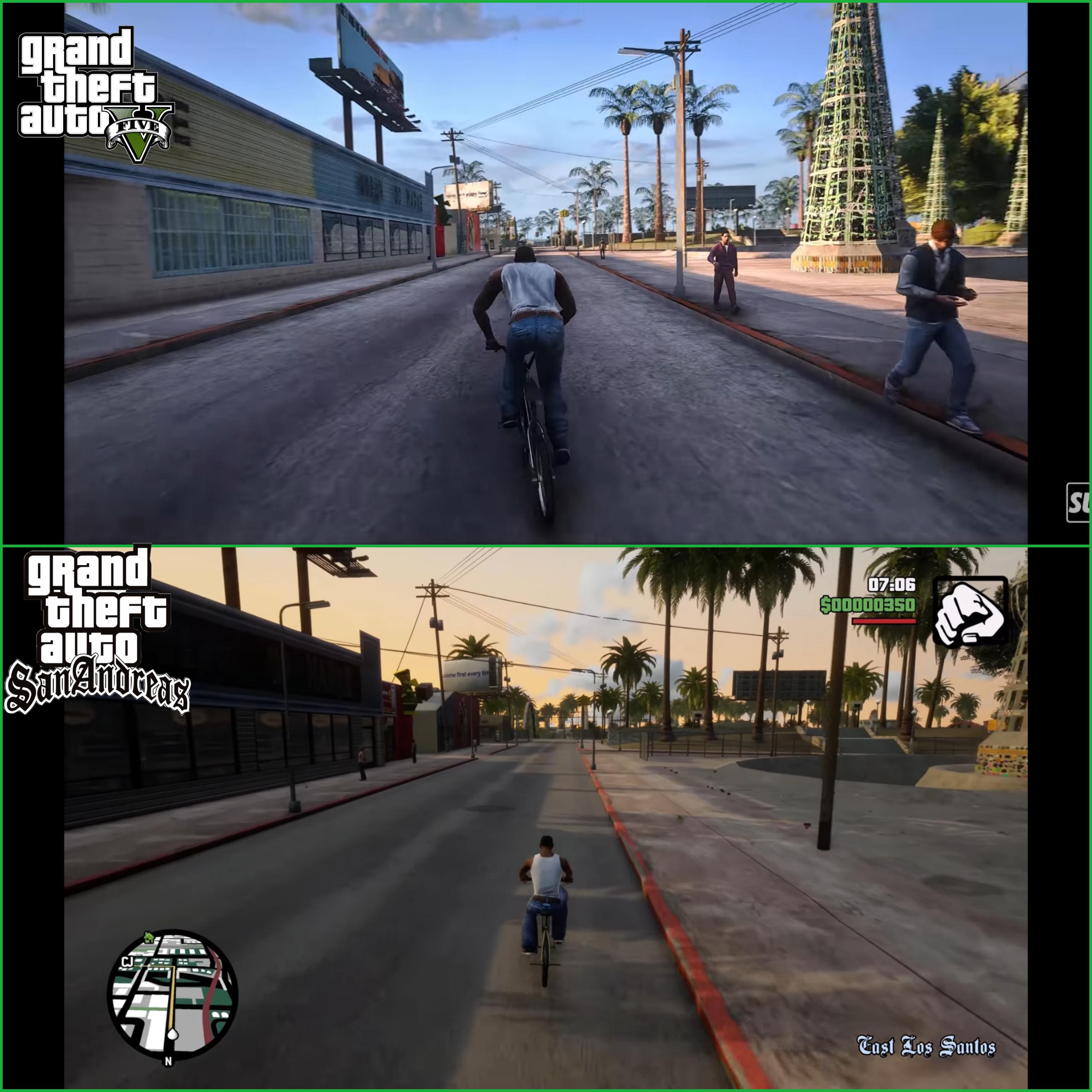 I can literally convert GTA 5 into San Andreas with better graphics ...