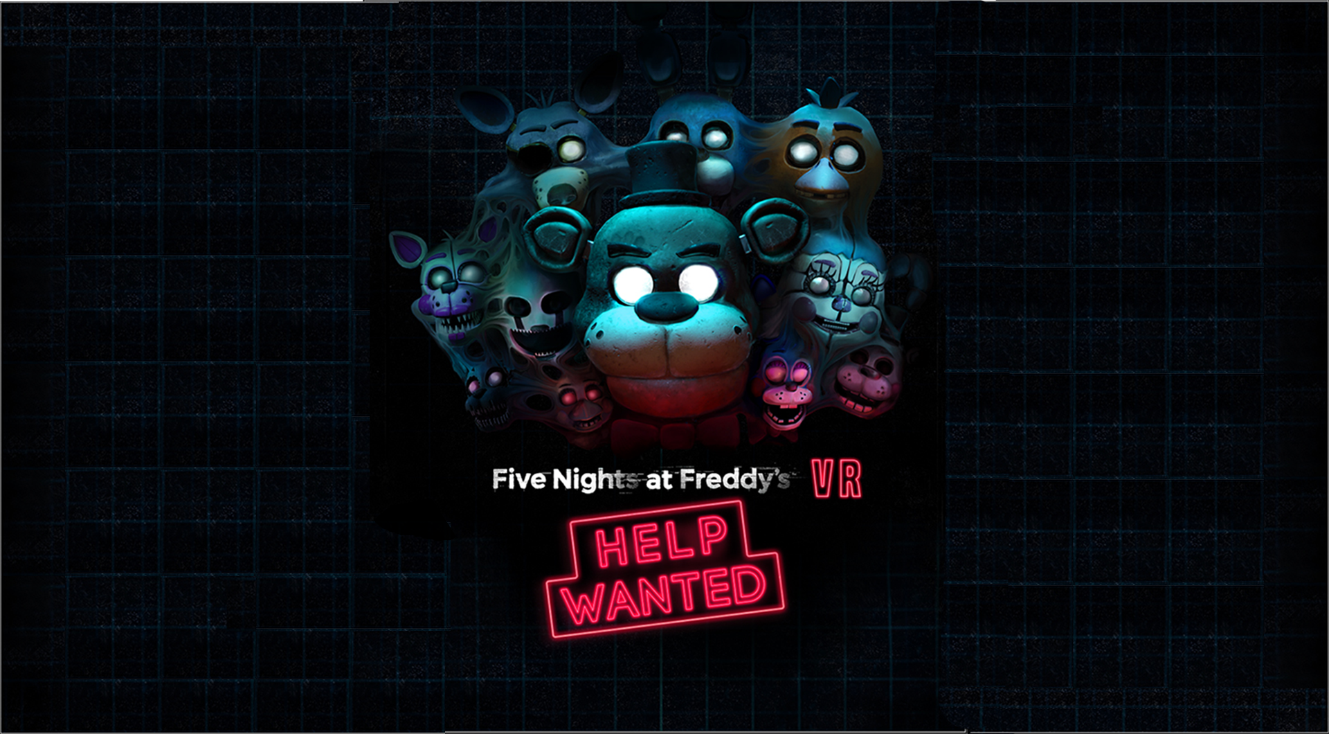 Heres a little desktop wallpaper for FNaF VR not the best possible but  itll quench your thirst until someone makes a better one   rfivenightsatfreddys