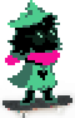 Here's my new Deltarune OC, I call him RADsei. He's like Ralsei, but ...