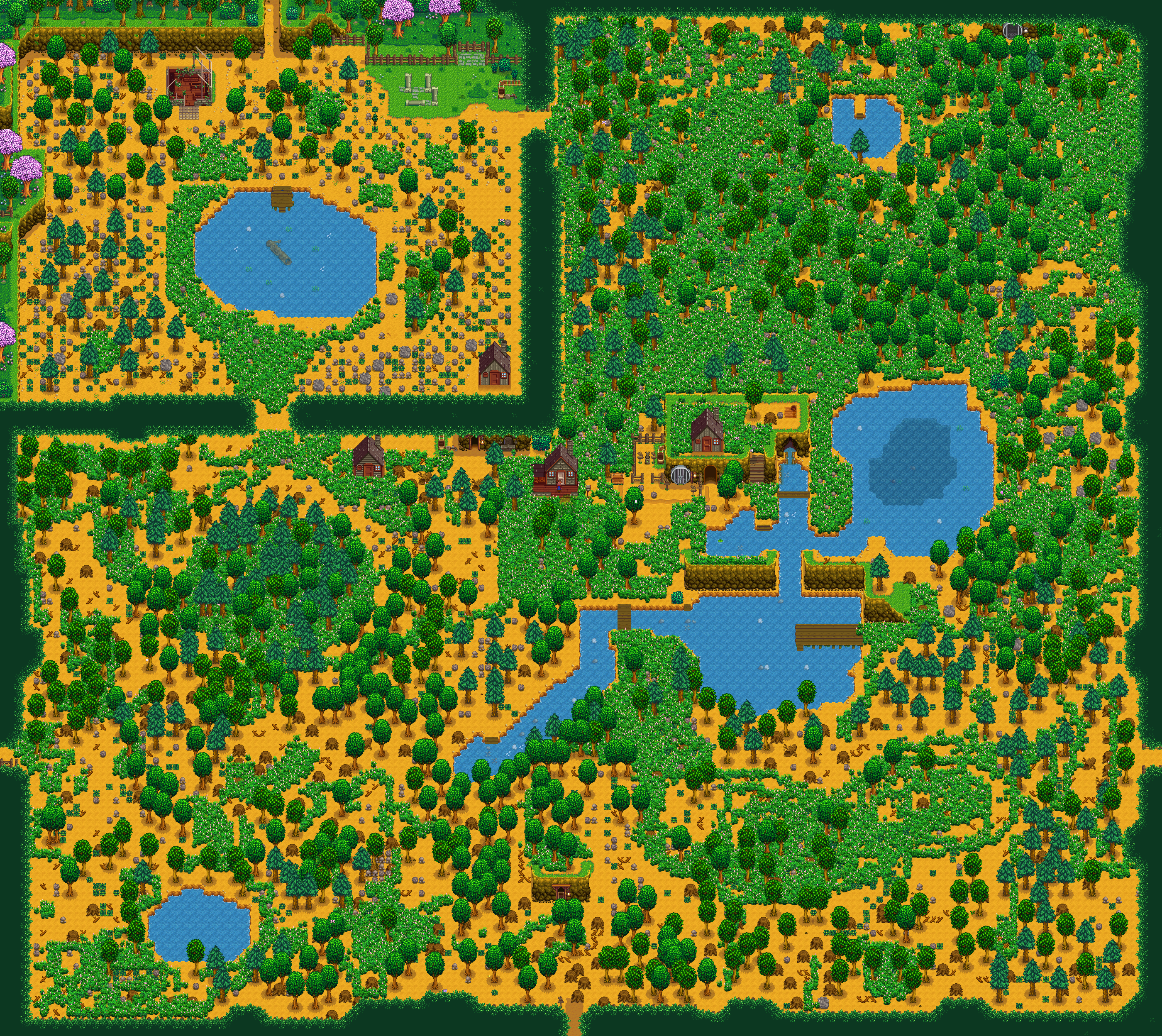 Stardew valley map